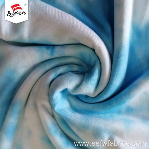 Soft Comfortable Jersey Knit Rayon Tie Dye Fabric